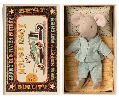 Little Brother Mouse in Matchbox