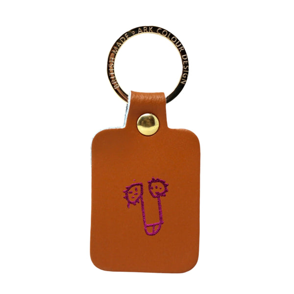 Willy Key Fob - Burnt Orange