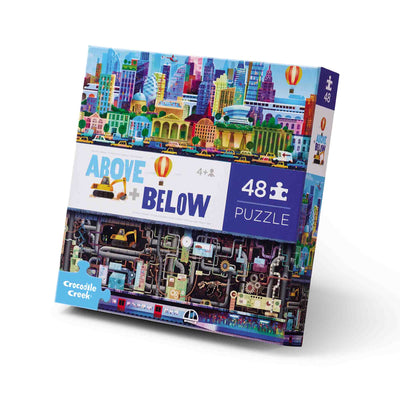 Crocodile Creek 48 piece FSC Puzzle Above & Below City