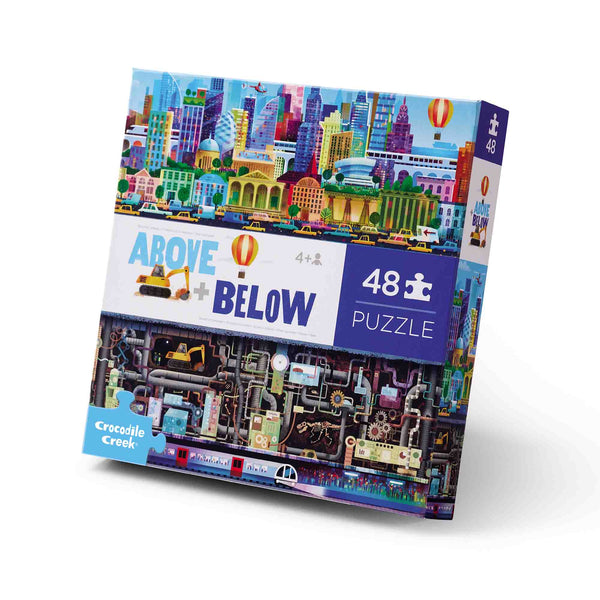 Crocodile Creek 48 piece FSC Puzzle Above & Below City