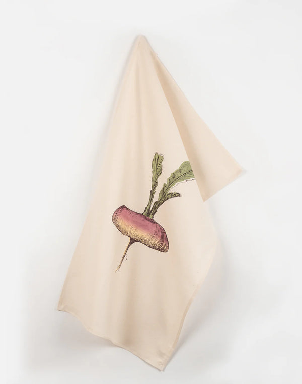 Tea Towel - Purple Turnip