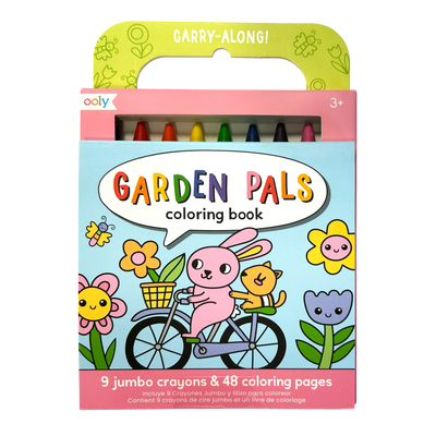 Carry-Along: Coloring Book Set - Garden Pals (10 PC Set)