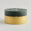 Gold Half Dipped Multiwick Candle