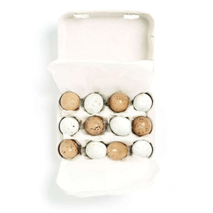 12 Old Cotswold Legbar Chocolate Eggs