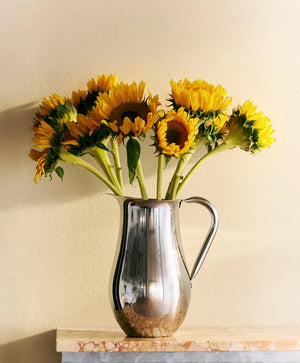 Indian Steel Pitcher - Tall