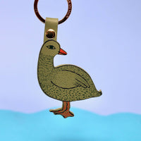 Silly Goose Key Fob - Teal