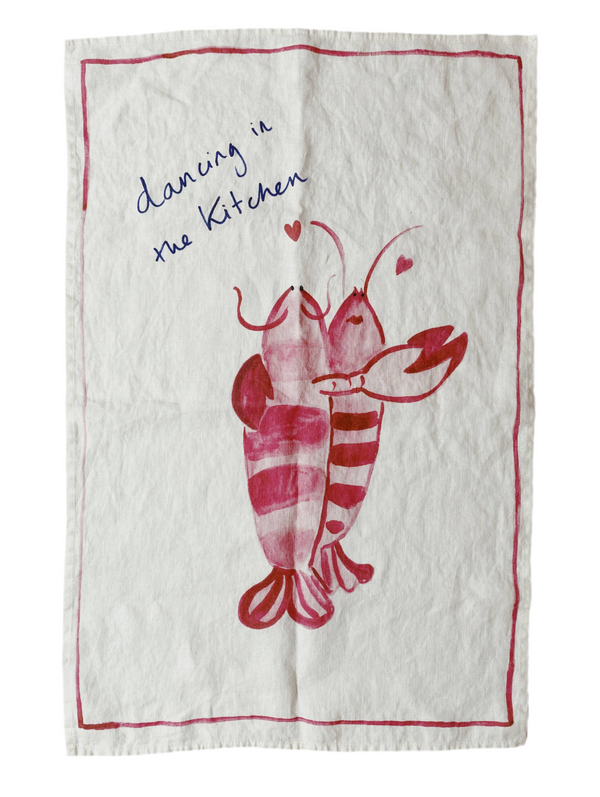 Kitchen Dancing - Linen Tea Towel
