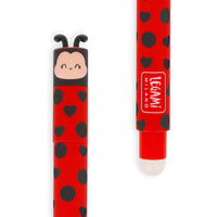 Get Lucky Erasable Gel Pen - Ladybird