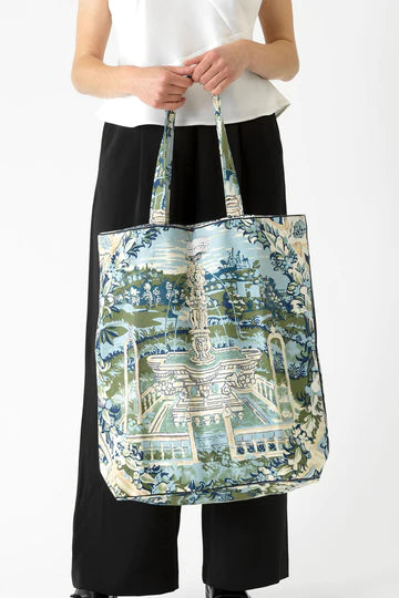 Canvas Bag Tapestry Sea Blue