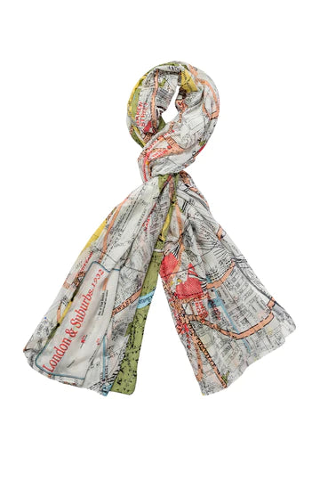 London Street Map Scarf