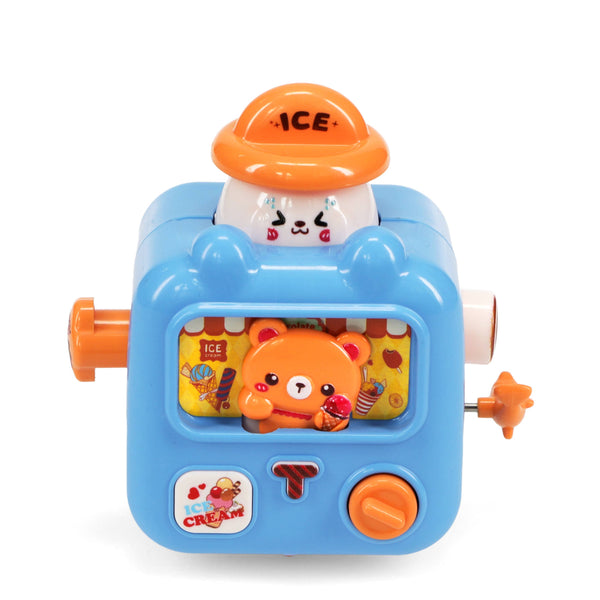 Rex London UK - Wind-up ice cream van racer - Blue