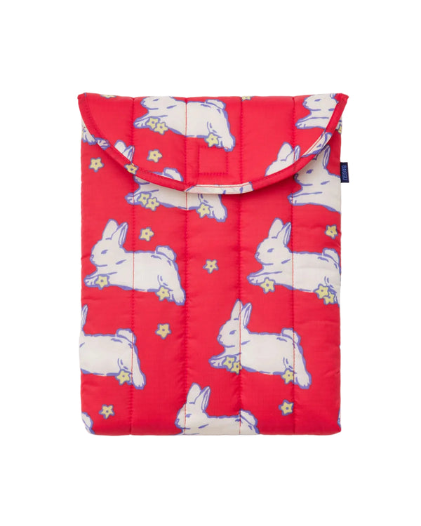 Puffy Laptop Sleeve 13”/14” - Bunnies