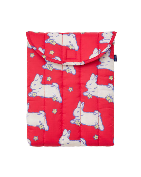 Puffy Laptop Sleeve 13”/14” - Bunnies