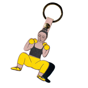 Feeling Strong Key Fob - Nude