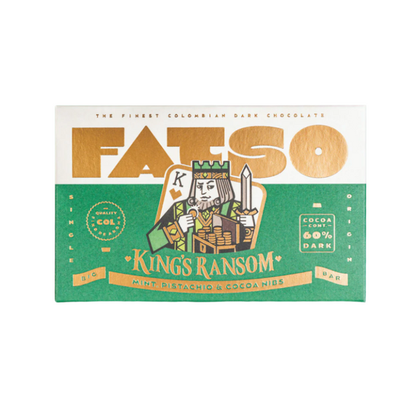 KING'S RANSOM 150g- 60% Dark chocolate vegan chunky bar