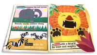 Nursery Times Crinkly Newspaper - Safari Animals