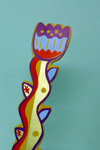 Tulip Bookmark - Yellow