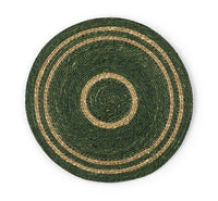 Seagrass Placemat - Olive Green / Natural