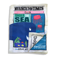 Crinkly Cloth Newspaper - Under the Sea