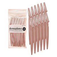 Recycled Plastic Dermaplaners 12pc Set - Terracotta