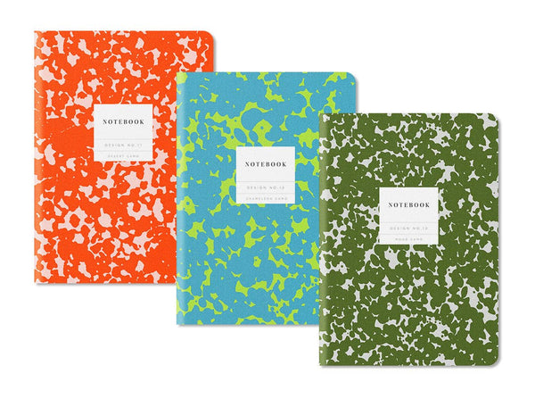 Kaleido Stitched Notebooks No 12 - Lined - Set of 3