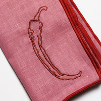 Linen Blend Napkins - Chilli (Set of 2)