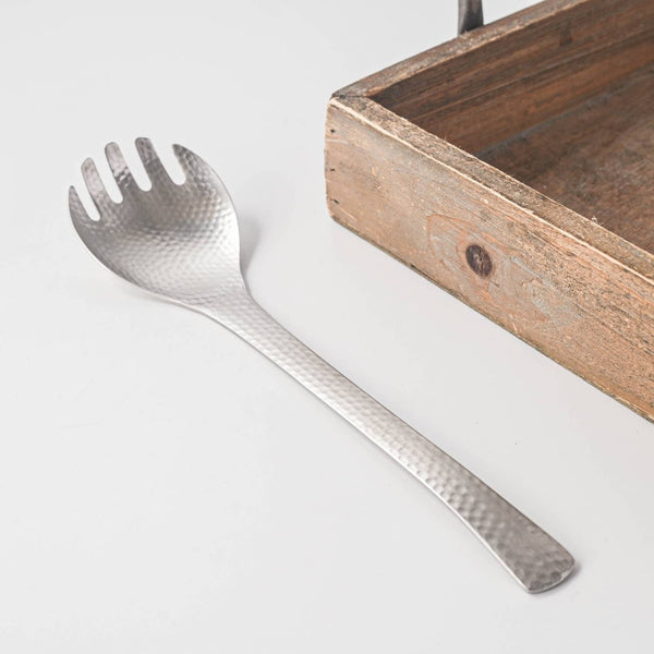 Nagomi Hammered Round Serving Fork 21cm