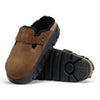 Boston Chunky Shearling Clog - Dark Tea