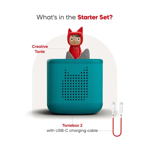 Toniebox 2 With Creative Tonie Rubie - Tropical Teal