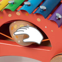 Classic World Wooden Dinosaur Xylophone and Pull Along