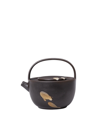 Koyo Teapot - Dark Brown/Buff