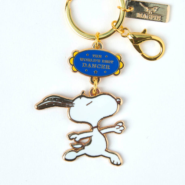 Peanuts World's Best Dancer Keyring