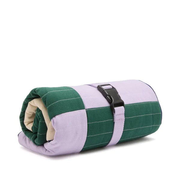 Dog Travel Blanket - Lavender/Green/Blue
