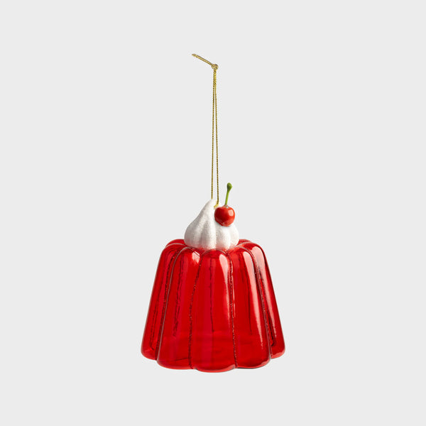 Ornament Pudding in Red