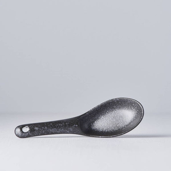 Matte Black small ramen spoon 15cm