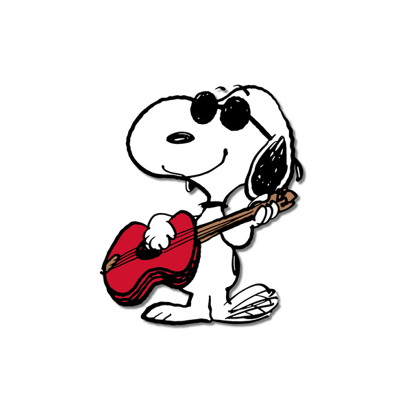Peanuts Music is Life Pin - Guitar