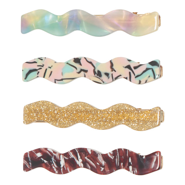 Mimi & Lula - Wavy Acetate Clips