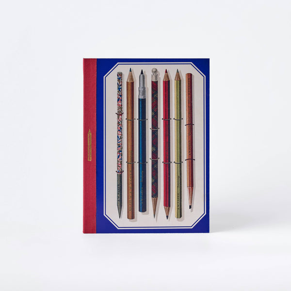 A5 Lay Flat Journal - Vintage Pencils