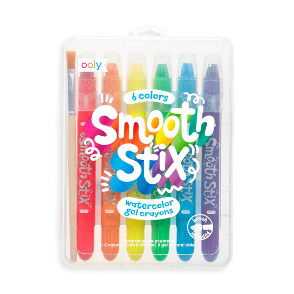 Smooth Stix Watercolour Gel Crayons - Set of 6