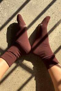 Breezy Sneaker Socks - Dark Cacao
