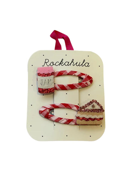 f Rockahula - Jam & Cake Gingham Clips