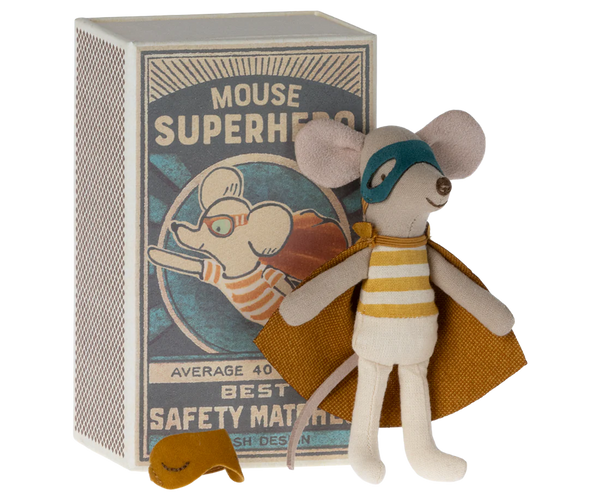 Superhero Mouse in Matchbox