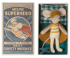 Maileg - Superhero Mouse in Matchbox