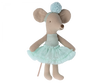 Maileg - Ballerina Mouse, Little Sister - Light Mint