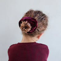 Giant Tartan Scrunchies - Red