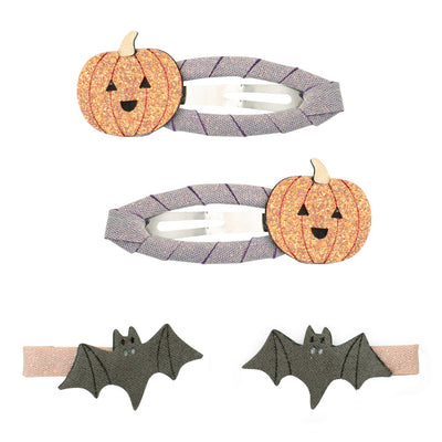 Pumpkin & Bat Clips Multi