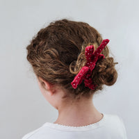 Christmas Giant Velvet Bow Scrunchies