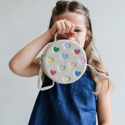 Jazzy Heart Velvet Bag