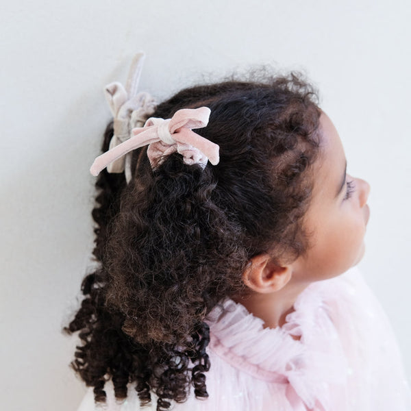 Sparkle Velvet Bow Ponies