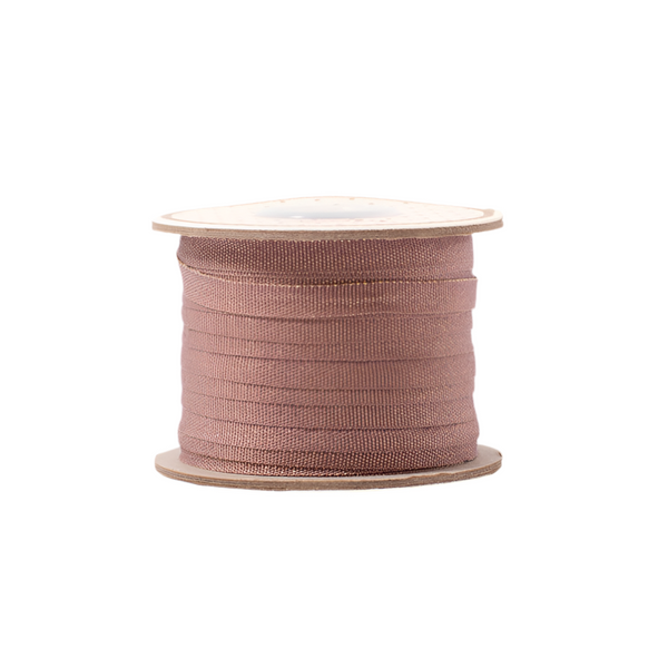Ribbon, 25m - Dusty Grape/Gold